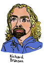 Cartoon: Richard Branson (small) by Pascal Kirchmair tagged sir,richard,branson,virgin,radio,unternehmer,abenteurer,milliardär,order,of,the,british,empire