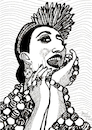 Cartoon: Rossy de Palma (small) by Pascal Kirchmair tagged rossy,de,palma,pedro,almodovar,ilustracao,arte,kunst,star,musik,musiker,musician,music,singer,songwriter,composer,illustration,drawing,zeichnung,pascal,kirchmair,cartoon,caricature,karikatur,ilustracion,dibujo,desenho,ink,brush,disegno,illustrazione,illustratie,dessin,presse,du,jour,art,of,the,day,tekening,teckning,cartum,vineta,comica,vignetta,caricatura,portrait,portret,retrato,ritratto,porträt,actor,hollywood,schauspieler,pirat,pirate,fluch,der,karibik,pirates,caribbean,schmuck,jewel,jewellery,jewels,bijou,bijoux,actriz,actress,actrice,schauspielerin,attrice