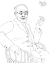 Cartoon: Sigmund Freud (small) by Pascal Kirchmair tagged sigmund,freud,psicoanalisi,analisi,psychanalyse,psicoanalisis,psychoanalysis,psychoanalyse,author,autor,autore,auteur,illustration,drawing,zeichnung,pascal,kirchmair,cartoon,caricature,karikatur,ilustracion,dibujo,desenho,ink,disegno,ilustracao,illustrazione,illustratie,dessin,de,presse,du,jour,art,of,the,day,tekening,teckning,cartum,vineta,comica,vignetta,caricatura,portrait,porträt,portret,retrato,ritratto,wien,austria,österreich,habsburger,monarchie