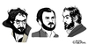 Cartoon: Stanley Kubrick (small) by Pascal Kirchmair tagged stanley,kubrick,cartoon,caricature,portrait,karikatur,dessin,drawing,zeichnung,dibujo,illustration,desenho,disegno,schizzo