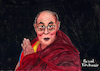 Cartoon: Tenzin Gyatso (small) by Pascal Kirchmair tagged 14,dalai,lama,tenzin,gyatso,cartoon,zeichnung,caricature,illustration,ilustracion,pascal,kirchmair,portrait,retrato,ritratto,drawing,dibujo,desenho,disegno,ilustracao,illustrazione,illustratie,dessin,du,jour,arte,art,of,the,day,tekening,teckning,cartum,vineta,comica,vignetta,caricatura,karikatur,watercolour,watercolor,immagine,image,bild,imagen,imagem,ink,tusche,acuarela,aguarelaquarela,aquarell,aquarelle,acquarello,acquerello