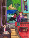 Cartoon: The Music Lesson (small) by Pascal Kirchmair tagged henri,matisse,lecon,de,musique,musik,piano,klavier,music,lesson,jouer,portrait,la,famille,du,peintre,after,the,painters,family,nice,nizza,antibes,provence,painting,dipinto,pintura,pittura,peinture,artist,artiste,artista,kunst,künstler,illustration,drawing,zeichnung,pascal,kirchmair,cartoon,caricature,karikatur,ilustracion,dibujo,desenho,ink,disegno,ilustracao,illustrazione,illustratie,dessin,presse,jour,art,of,day,tekening,teckning,cartum,vineta,comica,vignetta,caricatura,arte,watercolor,watercolour,aquarelle,aquarell