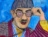 Cartoon: Tsuguharu Foujita (small) by Pascal Kirchmair tagged tokio,leonard,tsuguharu,foujita,dibuix,illustration,drawing,zeichnung,pascal,kirchmair,cartoon,caricature,karikatur,ilustracion,dibujo,desenho,ink,disegno,ilustracao,illustrazione,illustratie,dessin,de,presse,du,jour,art,of,the,day,tekening,teckning,cartum,vineta,comica,vignetta,caricatura,portrait,porträt,portret,retrato,ritratto,japan,japon,japao,japones,tokyo,france,paris,expressionismus,expressionism,frankreich