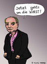 Cartoon: Uli Hoeneß (small) by Pascal Kirchmair tagged fußball champions league rekordmeister uli hoeneß wurst howe bayern münchen präsident fußballverein