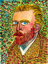 Cartoon: Vincent van Gogh (small) by Pascal Kirchmair tagged bild,picture,vincent,van,gogh,artist,artiste,artista,kunst,künstler,illustration,ink,drawing,tusche,tuschezeichnung,encre,de,chine,tinta,china,inchiostro,zeichnung,pascal,kirchmair,cartoon,caricature,karikatur,ilustracion,dibujo,desenho,disegno,ilustracao,illustrazione,illustratie,dessin,presse,tekening,teckning,cartum,vineta,comica,vignetta,caricatura,portrait,porträt,portret,retrato,ritratto,art,arte,painting,dipinto,pintura,pittura,peinture,aquarell,aquarelle,watercolor,watercolour