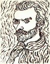 Cartoon: Vincent van Gogh (small) by Pascal Kirchmair tagged bild,picture,vincent,van,gogh,artist,artiste,artista,kunst,künstler,illustration,ink,drawing,tusche,tuschezeichnung,encre,de,chine,tinta,china,inchiostro,zeichnung,pascal,kirchmair,cartoon,caricature,karikatur,ilustracion,dibujo,desenho,disegno,ilustracao,illustrazione,illustratie,dessin,presse,tekening,teckning,cartum,vineta,comica,vignetta,caricatura,portrait,porträt,portret,retrato,ritratto,art,arte,artwork