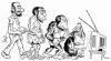 Cartoon: involucion (small) by pali diaz tagged evolution,monkeys,tv