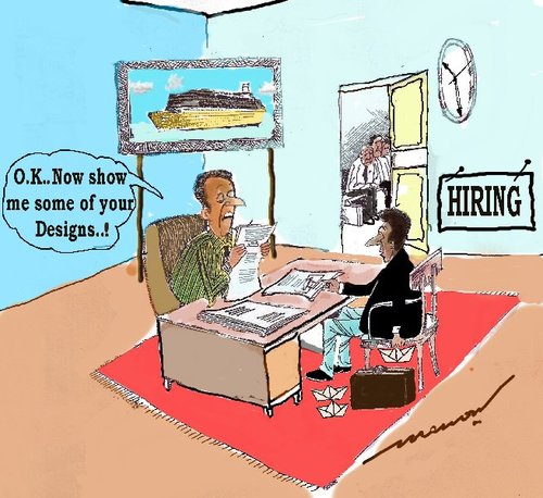  Job Interview By kar2nist Business Cartoon TOONPOOL
