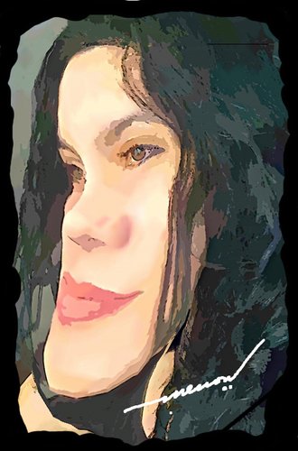 Cartoon: My Friend Saadet (medium) by kar2nist tagged saadet,demir,yalcin,cartoonist,turkish