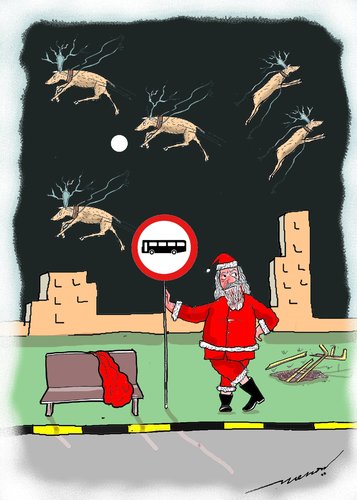 Cartoon: The day after (medium) by kar2nist tagged xmas,dayafter