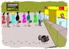 Cartoon: Arrivals (small) by kar2nist tagged arrival,airport,turkey