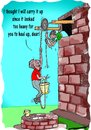 Cartoon: Chivalry (small) by kar2nist tagged chivalry,help,drawing,water,up