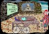 Cartoon: Cycle 4 Hire... (small) by kar2nist tagged taj,agra,sight,seeing,bed,of,thorns