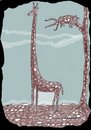 Cartoon: dried up nature (small) by kar2nist tagged global,warming,climatic,changes,giraffe