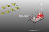 Cartoon: Experiments with speed booster! (small) by kar2nist tagged sata,klaus,driver,mountainlion,xmas,reindeers