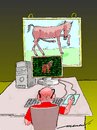 Cartoon: female trojan (small) by kar2nist tagged trojan,virus,horse,computer