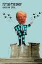 Cartoon: Flyong the coop (small) by kar2nist tagged trump,advisors,dearture