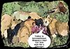 Cartoon: International Womens Day (small) by kar2nist tagged womensday,lions,hunt,malelion,femalelion