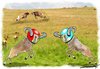 Cartoon: mind your head (small) by kar2nist tagged ram,fight,helmet