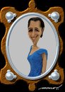 Cartoon: Niki in the hole of Frame (small) by kar2nist tagged niki,nicoleta,ionescu,caricature