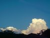 Cartoon: old man in the sky (small) by kar2nist tagged sky,clouds,rain,old,man