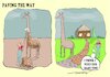 Cartoon: Paving the way (small) by kar2nist tagged paving,drive,way,giraffe