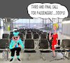 Cartoon: phone phobia (small) by kar2nist tagged phone,flight,call,captain