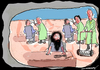 Cartoon: right tool (small) by kar2nist tagged haircut,barber,saloon,lawnmower,beards