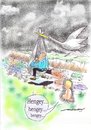 Cartoon: Rush hour3 (small) by kar2nist tagged rush,hour,crane,baby,morning,traffic,jams