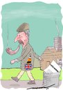 Cartoon: scotched whikey (small) by kar2nist tagged referendum,scotland,whiskey