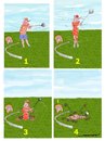 Cartoon: Screwed it up (small) by kar2nist tagged sport,hammer,throw