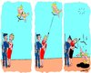 Cartoon: Stupid Cupid (small) by kar2nist tagged cupid,stupid,shootout,love
