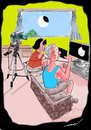 Cartoon: Sun watchers (small) by kar2nist tagged eclipse,sun,darkfilm