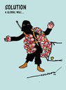 Cartoon: terrorism (small) by kar2nist tagged terrorism,world,fight