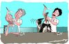 Cartoon: Vulture cosmetics (small) by kar2nist tagged vulture,carcass,barbers,shaving,neck