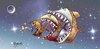 Cartoon: miam ! (small) by Majdoub Abdelwaheb tagged poisson