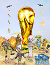 Cartoon: World Cup - South Africa 2010 (small) by Majdoub Abdelwaheb tagged world cup