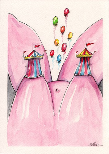 Cartoon: carnival erotica (medium) by axinte tagged axinte