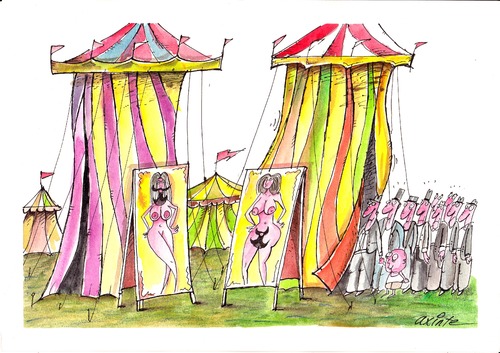 Cartoon: carnival erotica (medium) by axinte tagged axinte