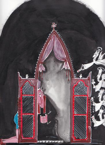 Cartoon: confession (medium) by axinte tagged axi