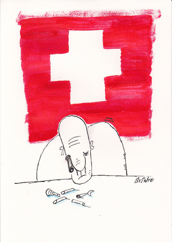 Cartoon: watchmaker (medium) by axinte tagged axi