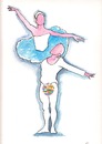 Cartoon: ballet (small) by axinte tagged axi