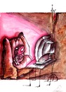 Cartoon: bloody TV (small) by axinte tagged axinte