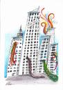 Cartoon: city (small) by axinte tagged axinte