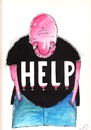 Cartoon: help (small) by axinte tagged axinte