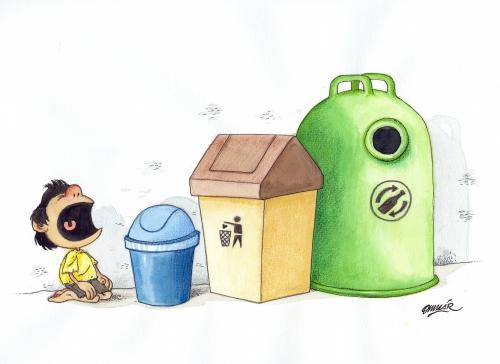 Cartoon: Basura (medium) by Omar tagged humor