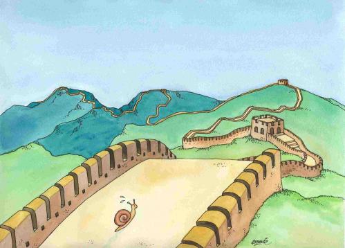 Cartoon: Muralla (medium) by Omar tagged humor