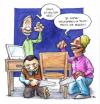 Cartoon: Der Neue (small) by Bülow tagged arbeit,work,saw