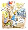 Cartoon: Missverständnis (small) by Bülow tagged alkohol,bier,schnaps,trinken,trinker,ampel,verkehr,straßenverkehr,brechen,übergeben,kotzen,kotze,betrunken,besoffen,verwechslung,missverständnis