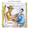 Cartoon: Qualifiziertes Personal (small) by Bülow tagged crocodile,dundee,bus,busfahrer,bvg,messer,gewalt,anstieg